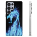 Coque Samsung Galaxy S25 Ultra en TPU - Dragon Feu Bleu