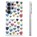 Coque Samsung Galaxy S25 Ultra en TPU - Cœurs