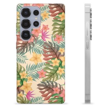 Coque Samsung Galaxy S25 Ultra en TPU - Fleurs Roses