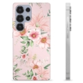 Coque Samsung Galaxy S25 Ultra en TPU - Fleurs à L'aquarelle