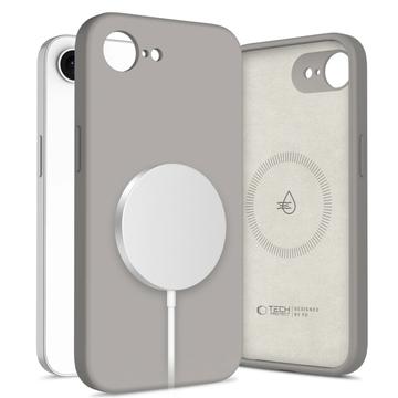 Coque iPhone 16e en silicone liquide Tech-Protect - Compatible MagSafe