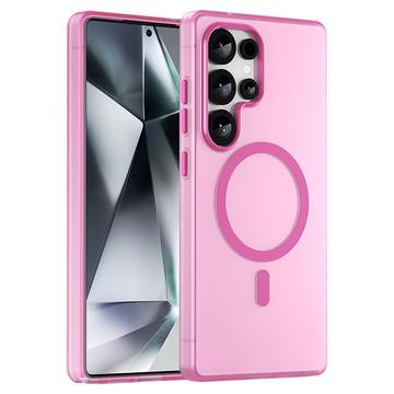 Coque MagSafe Samsung Galaxy S25 Ultra UltraGuard Matte - Rose