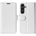 Étui Portefeuille Samsung Galaxy S25 avec Fermeture Magnétique - White