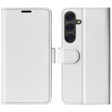 Étui Portefeuille Samsung Galaxy S25 avec Fermeture Magnétique - White