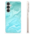 Coque Samsung Galaxy S25+ en TPU - Marbre Bleu