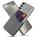 Coque Samsung Galaxy S25+ avec Porte-Cartes KSQ - Grise
