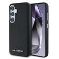 Étui Karl Lagerfeld Saffiano Metal Logo pour Samsung Galaxy S25+ - Noir