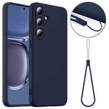 Coque Samsung Galaxy S25+ en Silicone Liquide - Compatible MagSafe - Bleu Foncé