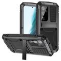 Coque Premium Samsung Galaxy S25+ R-Just avec Kickstand et protecteur d'écran en verre trempé
