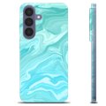 Coque Samsung Galaxy S26+ en TPU - Marbre Bleu