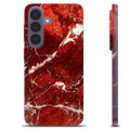 Coque Samsung Galaxy S26+ en TPU - Marbre Rouge