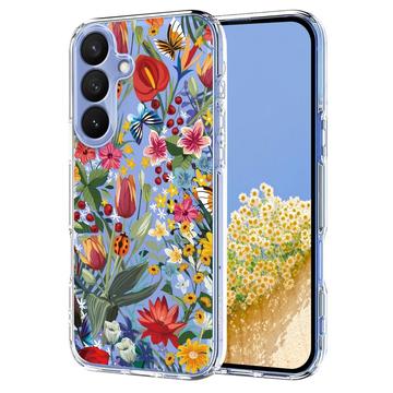 Coque Samsung Galaxy S26 Pro en TPU à motif floral - Lys