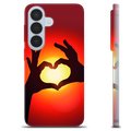 Coque Samsung Galaxy S26 en TPU - Silhouette de Coeur