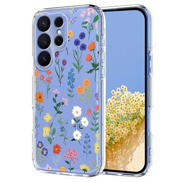 Coque Samsung Galaxy S26 Ultra en TPU à motif floral