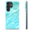 Coque Samsung Galaxy S26 Ultra en TPU - Marbre Bleu
