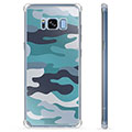Coque Hybride Samsung Galaxy S8 - Camouflage Bleu