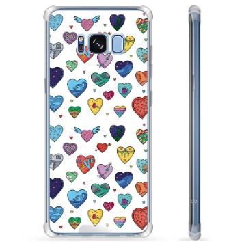 Coque Hybride Samsung Galaxy S8 - Cœurs