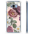 Coque Hybride Samsung Galaxy S8 - Fleurs Romantiques