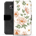 Étui Portefeuille Premium Samsung Galaxy S8+ - Motif Floral