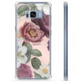 Coque Hybride Samsung Galaxy S8+ - Fleurs Romantiques