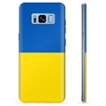 Coque Samsung Galaxy S8+ en TPU Drapeau Ukraine - Jaune et bleu clair