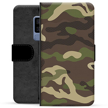 Étui Portefeuille Premium Samsung Galaxy S9+ - Camouflage