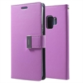 Étui Portefeuille Samsung Galaxy S9 Mercury Rich Diary (Bulk) - Violet