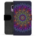 Étui Portefeuille Premium Samsung Galaxy S9 - Mandala Coloré