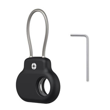 Étui en silicone Samsung Galaxy SmartTag/SmartTag2 avec fil en acier inoxydable