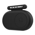 Étui en silicone style broche pour Samsung Galaxy SmartTag2 - Noir