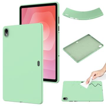 Coque Samsung Galaxy Tab A11 en silicone liquide - Verte