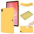 Coque Samsung Galaxy Tab A11 en silicone liquide - Jaune