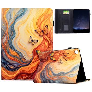Étui Smart Folio Samsung Galaxy Tab A11+/A9+ - Papillons orange