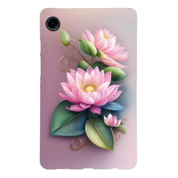 Coque Samsung Galaxy Tab A9 en TPU Stylish Ultra Fin - Une rose
