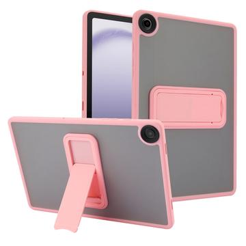 Étui hybride antichoc Samsung Galaxy Tab A9+ avec béquille - Rose