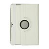 Etui Rotatif pour Samsung Galaxy Tab 2 10.1 P5100, P7500 - Blanche