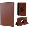 Étui folio rotatif 360 Samsung Galaxy Tab S10 FE+ - Marron