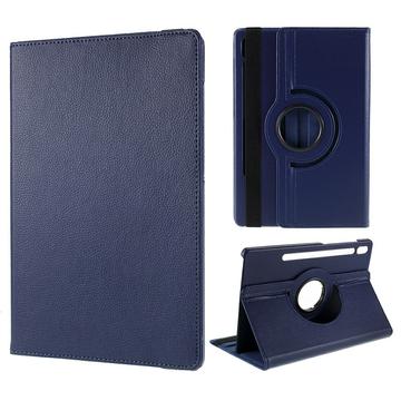 Étui folio rotatif 360 Samsung Galaxy Tab S10 FE+ - Bleu foncé