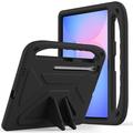 Coque Samsung Galaxy Tab S10 FE+ Antichoc Portative pour Enfants - Noire