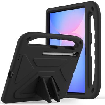 Coque Samsung Galaxy Tab S10 FE+ Antichoc Portative pour Enfants - Noire