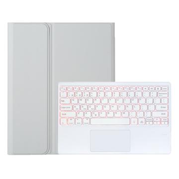 Étui clavier Bluetooth Samsung Galaxy Tab S11 Ultra avec pavé tactile - Gris