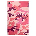 Coque Samsung Galaxy Tab S6 Lite 2020/2022 en TPU - Camouflage Rose