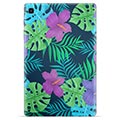 Coque Samsung Galaxy Tab S6 Lite 2020/2022 en TPU - Fleurs Tropicales