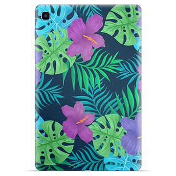 Coque Samsung Galaxy Tab S6 Lite 2020/2022 en TPU - Fleurs Tropicales