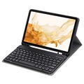 Étui Samsung Galaxy Tab S8 avec Clavier Bluetooth - Bleu