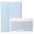 Étui Samsung Galaxy Tab S10 FE/S9 FE avec Clavier Bluetooth - Azur Clair