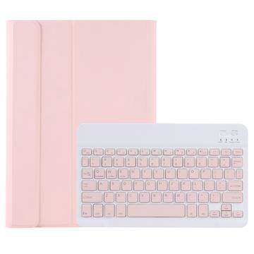 Étui Samsung Galaxy Tab S10 FE/S9 FE avec Clavier Bluetooth (Emballage ouvert - Excellent) - Rose
