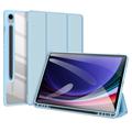 Étui à Rabat Samsung Galaxy Tab S9 FE Tri-Fold Intelligente Dux Ducis Toby - Azur Clair