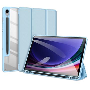 Étui à Rabat Samsung Galaxy Tab S10 FE/S9 FE Tri-Fold Intelligente Dux Ducis Toby (Emballage ouvert - Satisfaisant Bulk) - Azur Clair