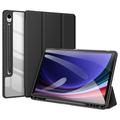 Étui à Rabat Samsung Galaxy Tab S10 FE/S9 FE Tri-Fold Intelligente Dux Ducis Toby - Noir